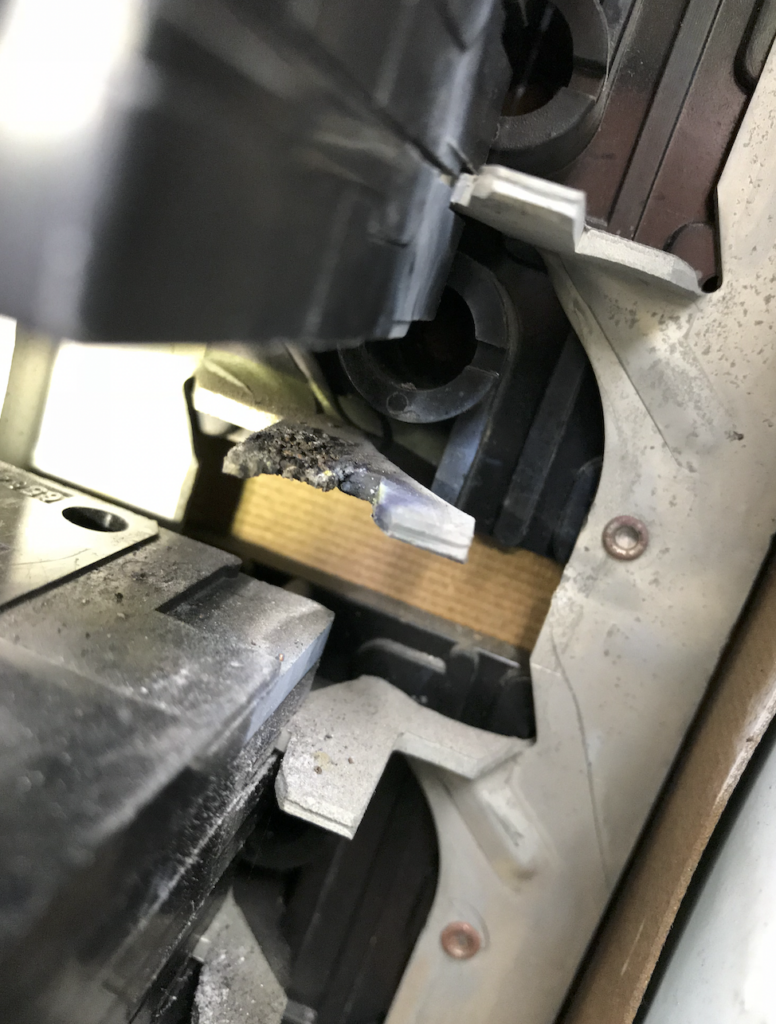 Electrical Panel Repair Encinitas — burnt bus bar inside residential electrical panel requiring immediate repair